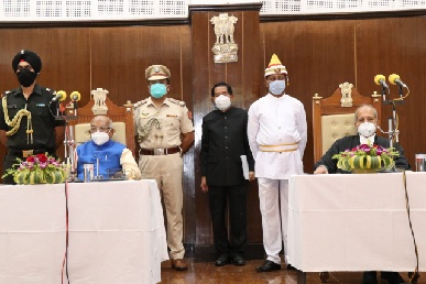 New Tripura Governor Satyadev Narayan Arya assumes office