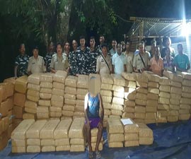 Huge ganja consignment seized in Tripura