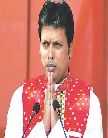 Biplab Deb nominated as BJP candidate for bye-election to lone Rajya Sabha seat in Tripura