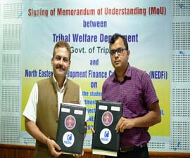 Advancing North East project: Tripura Govt signs MoU with NEDFi