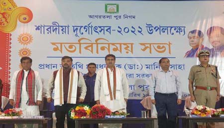 Tripura CM asks clubs, puja organizers not to force people for subscription