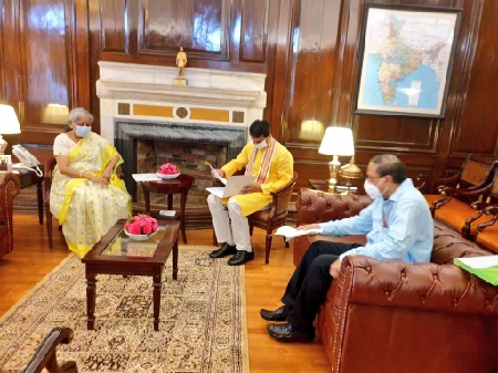 Focused on development, Tripura CM meets six Central Ministers on single day