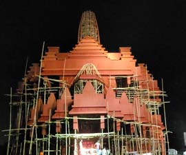 Iconic temple themes to dominate Durga Puja in Agartala this year