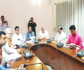 B.L. Santosh chairs meetings to prepare roadmap for 2023 polls in Tripura