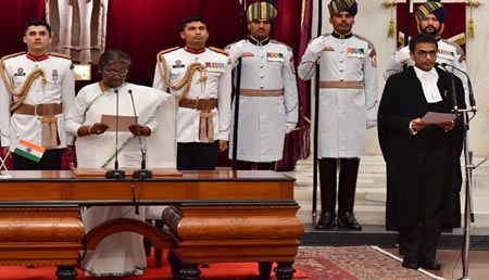 Justice D.Y. Chandrachud takes oath as new CJI