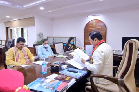 Tripura Chief Minister demands permanent jetty for Srimantaur