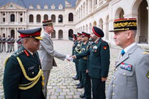 Army Chief General Manoj Pande receives Guard of Honour in Paris