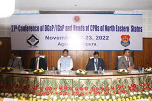 Tripura CM inaugurates two-day conference of NE’s top police officials