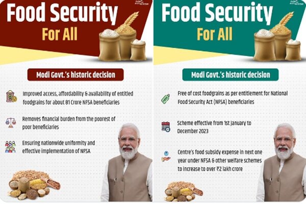 Over 81 crore people across country to get free food grain
