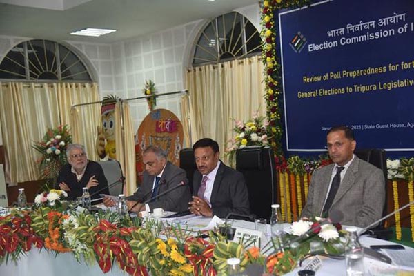 Full bench of ECI visits Tripura, reviews poll preparedness