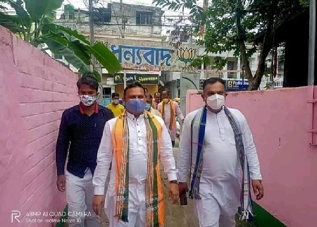 BJP leader Kishore Barman arrives in Tripura, appointed as general secretary