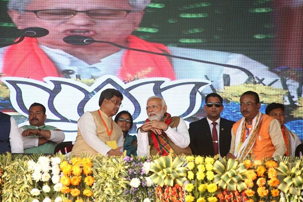 BJP’s HIRA model cornerstone to create job opportunities in Tripura: Modi