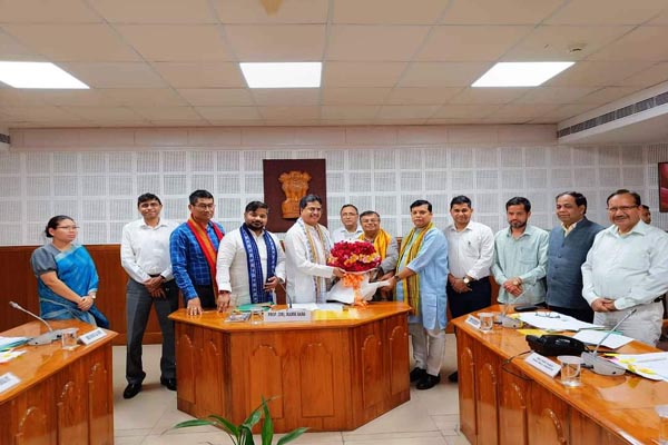 One year as Chief Minister, Dr. Manik Saha greeted by cabinet colleagues, others