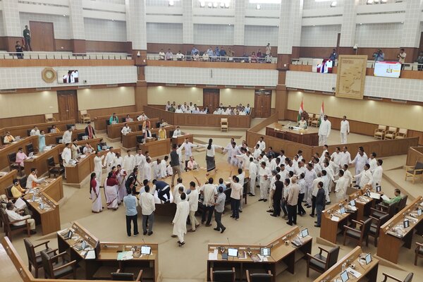 Tripura Govt presents Rs. 27654-cr Budget, Speaker suspends 5 legislators