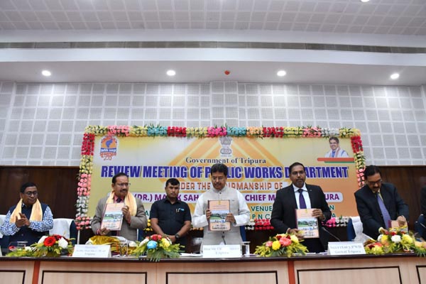 Tripura CM asks PWD to complete works in time, maintain quality 