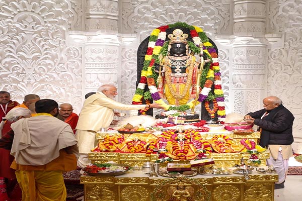 Ram Mandir will be a witness to the rise of a magnificent India: PM Modi