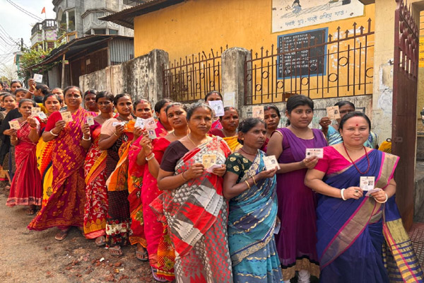 Over 80 pc turnout in West Tripura PC, 69 pc polling in Ramnagar by-poll