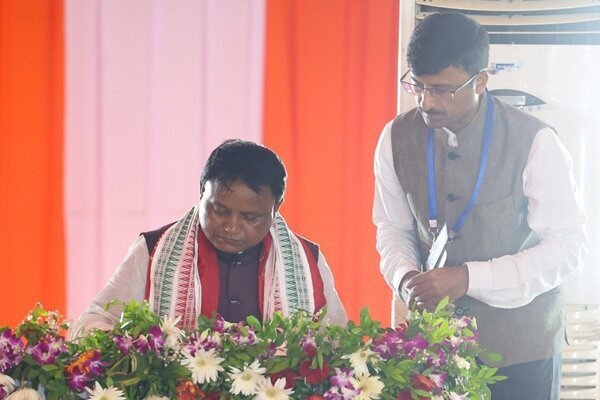 Mohan Charan Majhi takes oath as Odisha CM