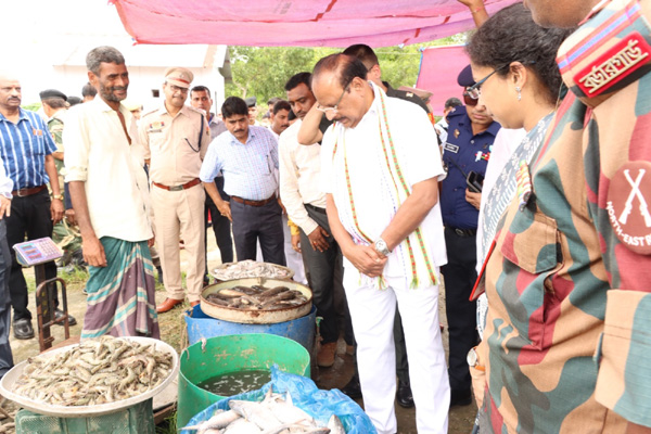 Tripura Governor inspects state’s first Border Haat
