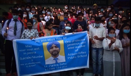 Mysterious death of school teacher in Tripura, students demand fair probe