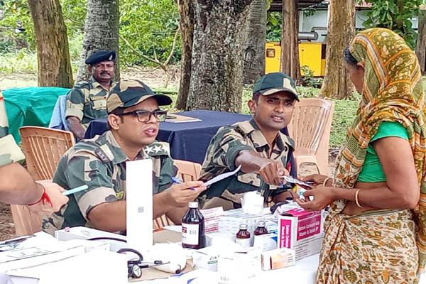 BSF conducts medical camp at flood affected areas