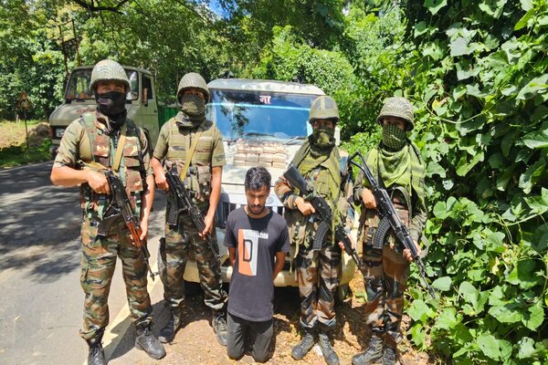 Joint Ops: Assam Rifles seizes Yaba tablets worth Rs. 19.2 cr in Tripura 