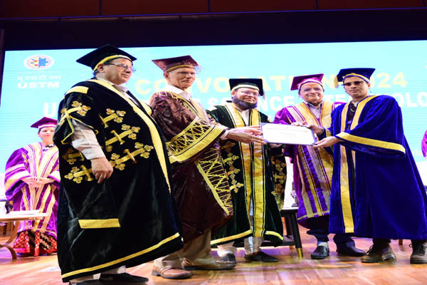 USTM holds 10th Convocation: Hon D. Litt. conferred to Zubeen Garg, Lou Majaw