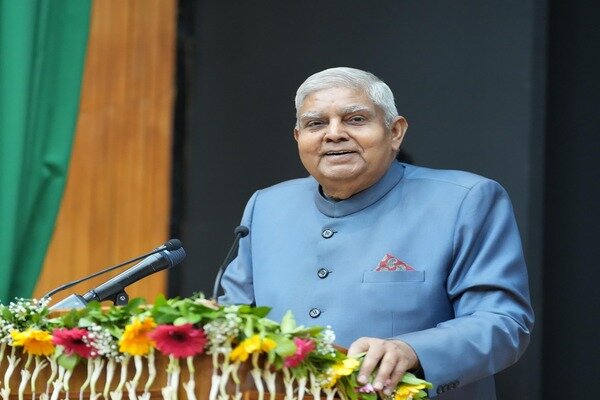 VP Dhankhar highlights significant role of women in making of Viksit Bharat