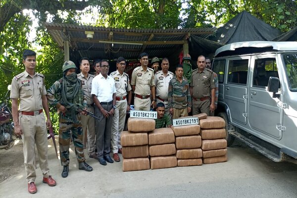Joint Ops: Assam Rifles, Police seize ganja worth Rs 90 lakh in Tripura