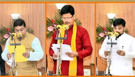 Three new ministers take oath in Tripura