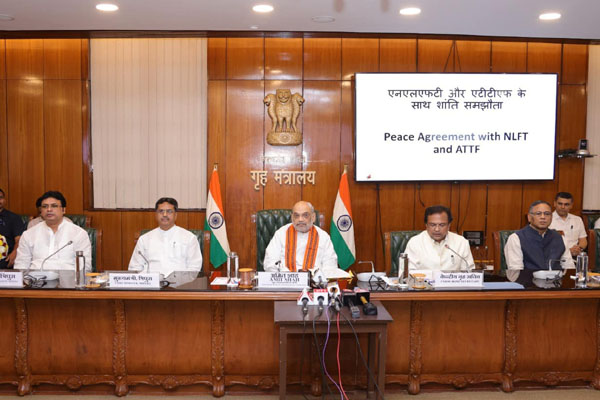 Peace accord signed with NLFT, ATTF: Tripura CM calls it ‘historic milestone’